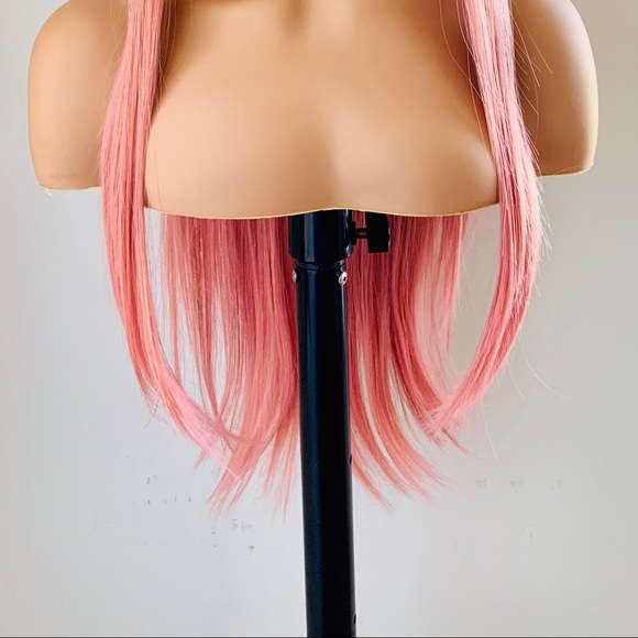 Gorgeous Effortless Style Ombre Pink Wig for Daily Wear - Picture 11 of 16